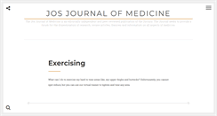 Desktop Screenshot of josjournalofmedicine.com