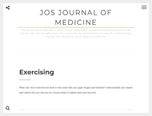 Tablet Screenshot of josjournalofmedicine.com